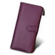 thumbnail image 1 of Cartera de mujer de piel auténtica de color caramelo, tarjetero multitarjeta, cartera multitarjeta, cartera tipo clutch, 1 of 3
