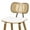 【Set of 1】- Cream White - Boucle - 26" Seat Height, variant on WOOW DEPOT 26" Counter Height Bar Stool Set of 1, w/ Rattan Mid Back Upholstered Modern PU Wooden Stool Barstool Chair for Kitchen Island Pub