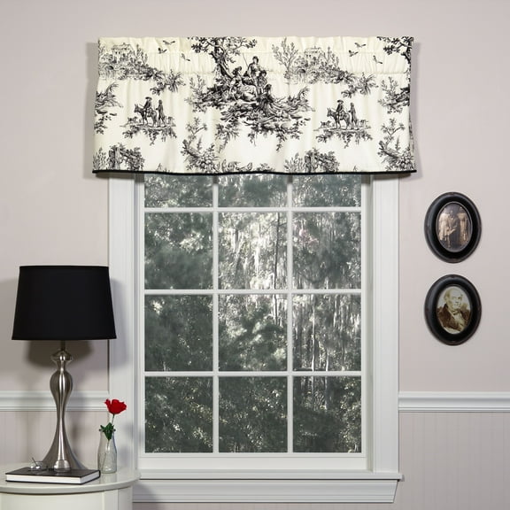 Bouvier Black Tailored Filler Valance
