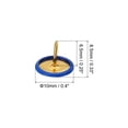 Uxcell Plastic Roundness Decorative Push Pins Golden Steel Point, Blue ...