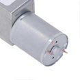 thumbnail image 2 of DC Worm Gear Motor Self Locking Brass Coil Aluminum Alloy Shell Speed Reduction Geared Motor DC24V 375RPM, 2 of 4