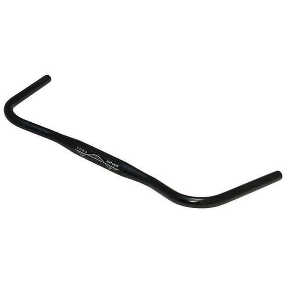 Soma Port Mann Handlebar, (31.8) 25mm/650mm - Black