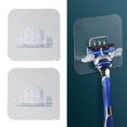thumbnail image 1 of Soporte de almacenamiento para maquinilla de afeitar para hombre, gancho de pared, organizador de estante de baño, accesorio de baño, 1 o 2 unidades, 1 of 4