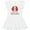 AA-White, variant on Inktastic I'm So Cute, I Must Be Peruvian Flag Sunflower Girls Baby Dress