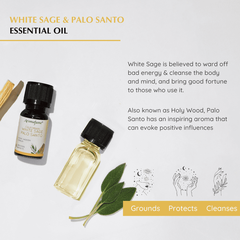 Palo Santo Essential Oil - Pure Organic Essential Oils for Diffuser -  Selecciòn Quality - Palo Santo Oil Ideal for Aromatherapy and Stress Relief  - 30