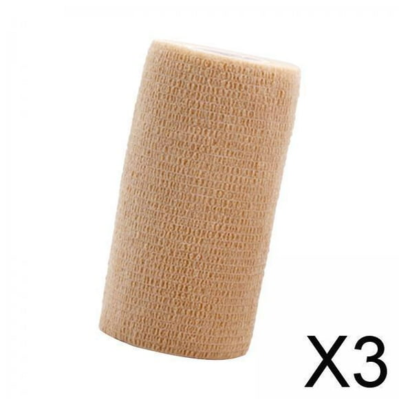 Runquan 3X Self Adhesive Bandages Wrap Elastic Bandages Wrap for Swelling