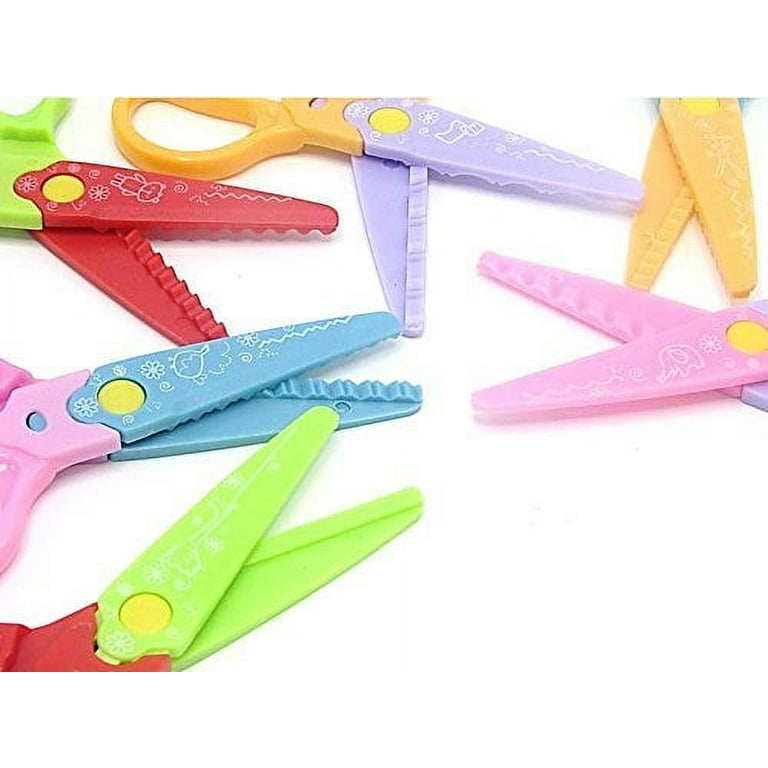 Buy Ludos 2 Pack Kids and Toddler Safety Scissors in Fun Crocodile and  Toucan Designs Child Plastic Scissors for Daycare, Preschool and  Kindergarten - Ages 3, 4 and 5 Safely Cuts Paper