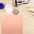 thumbnail image 4 of SHINYPASING Copper Sheet Metal Pink Plate for Craft Practical Use in Crafts and DIY Projects, 4 of 8