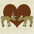 thumbnail image 2 of Ilosky, Pam 26x26 White Modern Wood Framed Museum Art Print Titled - You and Me I, 2 of 4