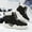 Black, variant on Men'S Winter High-Top Thermal Insulated Snow Boots with Plush Lining - Warm Hiking & Outdoor Boots, Lace-Up Ankle Support, Non-Slip Rubber Sole