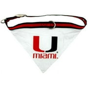 Pet Miami Hurricanes Bandana Medium
