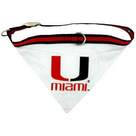 Pet Miami Hurricanes Bandana Medium