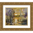 thumbnail image 1 of Chodyukov, Aleksander 24x20 Gold Ornate Wood Framed with Double Matting Museum Art Print Titled - A Golden Sunset, 1 of 4