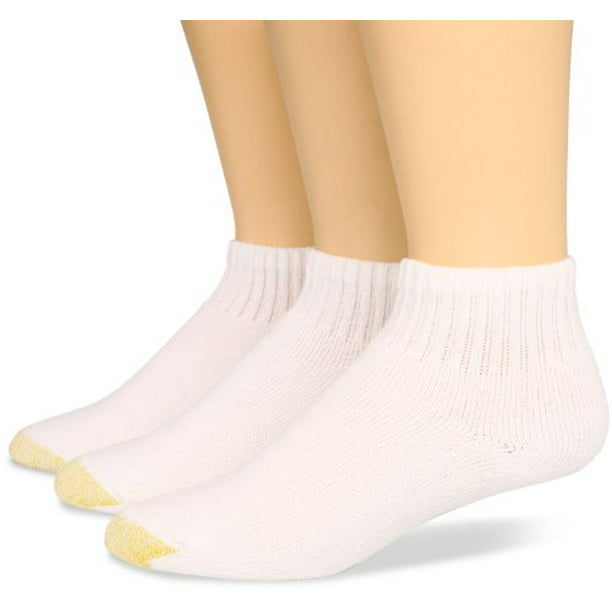 GOLDTOE - Gold Toe Women's 3 Pack Ultratec Quarter Socks, White, 9-11 ...