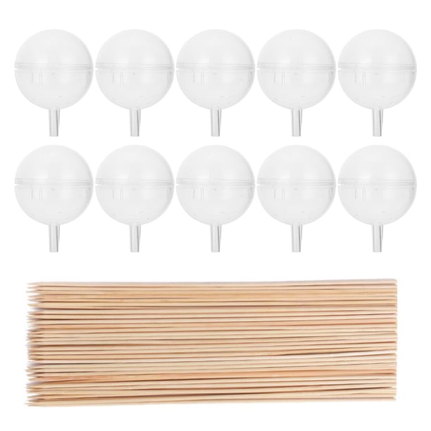KAKOWELY 1 juego de portavasos con forma de ramo de dulces y soporte para bolas de chocolate con palitos de madera