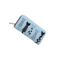 thumbnail image 1 of Guardurnaity Cartera larga para mujer, tarjetero femenino con dibujos de gatos, hilos bordados, hebilla con cremallera para múltiples tarjetas, Type2 NO2, 1 of 6