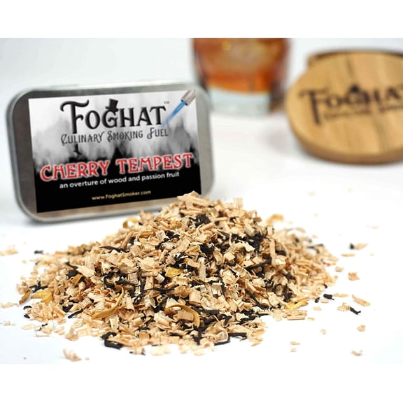 FogHat Cherry Tempest Wood Chips for Cocktail Smoker Kit Drink Smoker