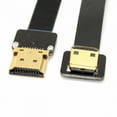 thumbnail image 7 of Xiwai CYFPV 90 Degree Down Angled FPV Mini HDMI Male to HDMI Male FPC Flat Cable 20cm for FPV HDTV Multicopter Aerial Photography, 7 of 7