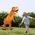 thumbnail image 3 of Dinosaur Halloween Costume with Inflatable for Adults, 3 of 5