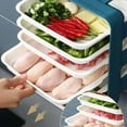 thumbnail image 4 of Preparation Plate Organizer Kitchen Storage Rack Kitchen Vegetable Rack Vegetable Preparation Rack Wall Mounted Storage Rack Wall Mounted Preparation Plate Organizer 6 Layer, 4 of 4
