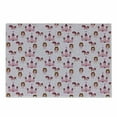 thumbnail image 1 of Fantasy Cutting Board, Cartoon with Castle and Unicorn Stars Background Cartoon Drawing Style, Decorative Tempered Glass Cutting and Serving Board, Small Size, Pale Mauve Brown Pink, by Ambesonne, 1 of 1