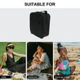 thumbnail image 2 of Convenient Insulated Bag Picnic Bag Thermal Insulation Bag Outdoor Lunch Bag (Black), 2 of 6