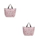 thumbnail image 1 of Minnieouse Fiambrera térmica, bolsa de transporte, bolsa aislada con cremallera, lavable, bolso de mano para niños y mujeres, viaje, hogar, cereza rosa 2Conjunto, 1 of 6