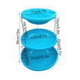 thumbnail image 3 of Qiopertar Clearance Home Decor Kitchen Essential Three-layer Folding Fruit Snack Plates Three-layer Snack Box Folding Fruit Plates Vegetable Storage Bowl under $2 Saving Up To 99% Off, 3 of 8
