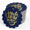 thumbnail image 4 of Inkdotpot Pack Of 50 Real Gold Foil Paper Tags Jingle All The Way Christmas Favor Hang Tags, 4 of 7