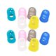 thumbnail image 1 of Protectores duraderos para las puntas de los dedos de la guitarra, protectores de dedos de silicona para principiantes en ukelele (mixto), 25 uds., 1 of 3