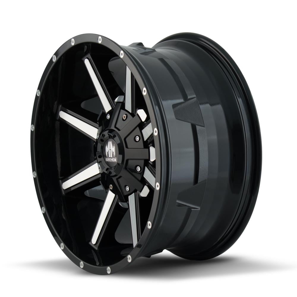 Mayhem Arsenal 8104, 20x9 Wheel with 8x180 Bolt Pattern Gloss Black