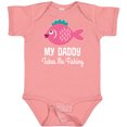 thumbnail image 3 of Inktastic My Daddy Takes Me Fishing Girls Girls Baby Bodysuit, 3 of 5