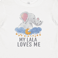 thumbnail image 4 of Inktastic I Love My Lala Elephant Family Boys or Girls Baby T-Shirt, 4 of 5