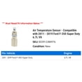 thumbnail image 2 of Air Temperature Sensor - Compatible with 2011 - 2019 Ford F-350 Super Duty 6.7L V8 2012 2013 2014 2015 2016 2017 2018, 2 of 2