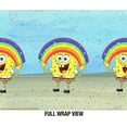 thumbnail image 3 of Spongebob Official Spongebob Rainbow 24 oz Insulated Canteen Water Bottle, Leak Resistant, Vacuum Insulated Stainless Steel with Loop Cap, 3 of 7