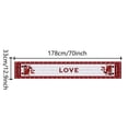 thumbnail image 3 of Drapeaux de Table Décorés pour Réunions de Famille de la Saint-Valentin Décoration de Table de Cuisine Rétro Intérieur Extérieur, 3 of 7