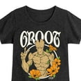 thumbnail image 3 of Marvel Guardians of the Galaxy - Groot Peace Flowers - Toddler And Youth Girls Fitted Short Sleeve Graphic T-Shirt, 3 of 5