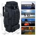 thumbnail image 2 of Mochila de Senderismo Ogetok 80L Mochila de Camping para Hombre y Mujer, 2 of 7