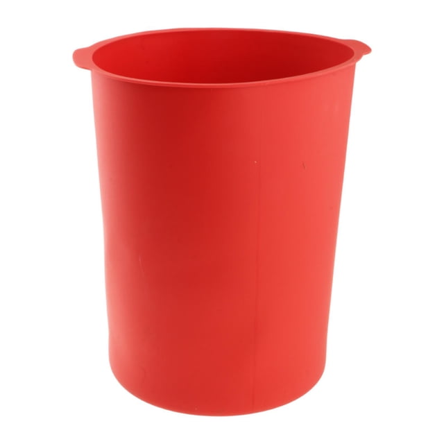 Cubo de goma con revestimiento reutilizable, fácil de limpiar, barril de cemento, utilitario, con báscula, cubo comercial para cemento y hormigón, 5