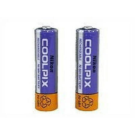 Nikon EH MH1 - Camera battery 2 x AA type - NiMH - ( rechargeable ) - for Coolpix 2100, 3100, L4