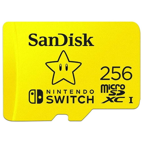 Unidad MicroSDXC UHS-I para Nintendo Switch de 256GB. SanDisk SDSQXAO-256G-GNCZN