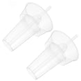 thumbnail image 3 of Juego de 2 vasos reutilizables de plástico para bebidas y snacks con pajitas. Vaso térmico con tapa para patatas fritas. Fácil de usar con una sola mano., 3 of 8