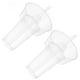 thumbnail image 3 of Juego de 2 vasos reutilizables de plástico para bebidas y snacks con pajitas. Vaso térmico con tapa para patatas fritas. Fácil de usar con una sola mano., 3 of 8