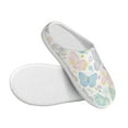thumbnail image 3 of Yiaed Colorful Butterfly Print Slippers Fuzzy Warm Cozy Slippers Non Slip House Slippers For Indoor Outdoor Slippers House Slippers-8, 3 of 7
