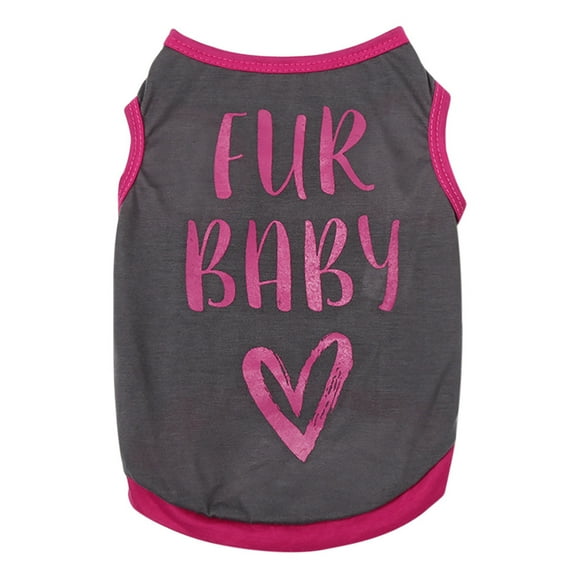 TIELUTT Fashion Text Pattern Pet Vest Summer Breathable Comfortable Cat Dog Clothing berry Vest Small Pet Goobie Dog Dog for Small Dogs Dog Xl No Rub