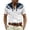 Navy, variant on Western Style Printed Short Sleeve Shirt for Everyday Casual Outdoor Travel Western Themed Design with Motifs Ideal for Spring Summer Autumn