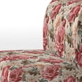 thumbnail image 4 of Designart "Graced With Vintage Roses VI" Pink Rose Pattern Upholstered Accent Chair - Cottage Arm Chair For Bedroom, 4 of 7