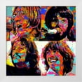 thumbnail image 2 of Stephen Chambers 26x26 White Modern Wood Framed Wall Art Titled - Beatles Let It Be 1, 2 of 6