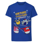 Super Wings Toddler Boys On Time Every Time T-Shirt