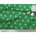 thumbnail image 3 of Soimoi Green Cotton Cambric Fabric Artistic Floral Print Fabric by Yard 42 Inch Wide, 3 of 3